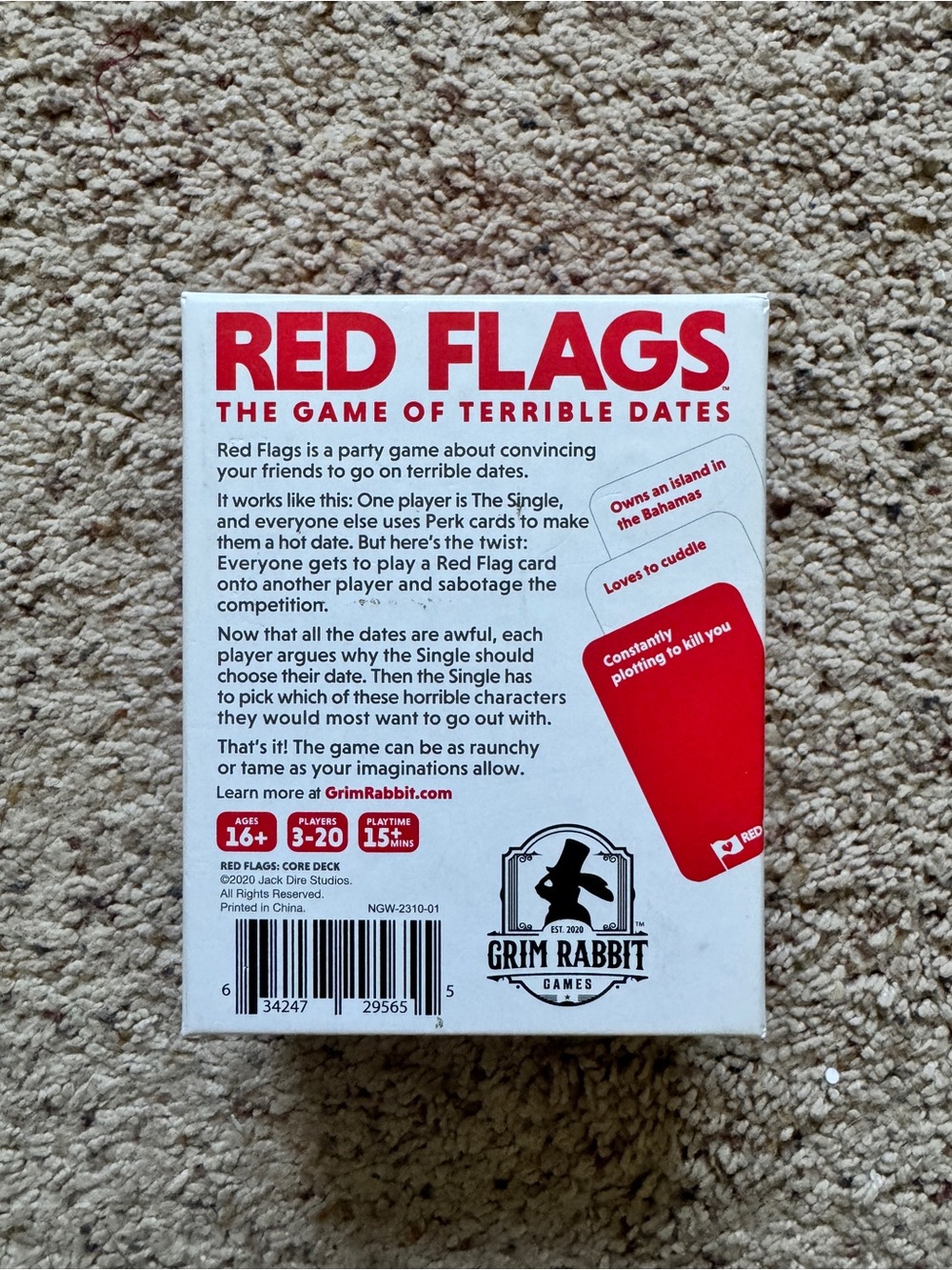 Red Flags Party Game - Picture 2 of 3